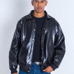 Jaqueta de Couro Aisheo MASC